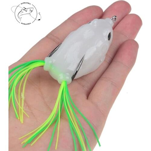 Anti-Corrosion Bionic High Quality Fishing Lure Soft Bait 55mm/12g Artificial Luminous Thunder Frog Professional Fishing Bait