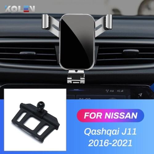 Car Mobile Phone Holder For Nissan Qashqai J11 2016 2017 2018 2019 2020 2021 GPS Gravity Stand Special Mount Navigation Bracket