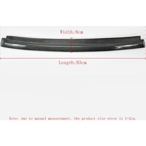 For Nissan R35 GTR VRS Style 14' Version Carbon Fiber Center Duct Cover (fit DBA OEM rear lip with OEM parts) Fibre Splitter Kit