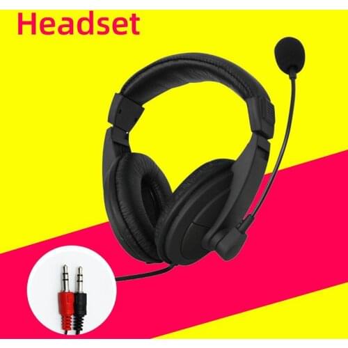 Headset C-750 Internet Cafe Computer Gaming Desktop Headset Business PC Computer Headset Headset Subwoofer Wire Control Tuning