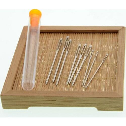 9 Pieces Large-Eye Blunt Needles Embroidery Needle Tapestry Darning Sewing Needles