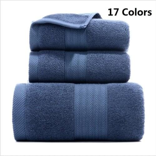 22 Styles Cotton Bath Towel Set Soft Hotel Cotton Bath Towels For Adults Absorbent Terry Luxury Bathroom Shower Towels Sets