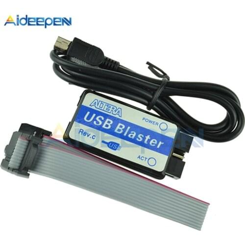 Mini USB Blaster Download Cable For Arduino For ALTERA CPLD FPGA NIOS JTAG Altera Programmer With 10-Pin JTAG Connection Cable