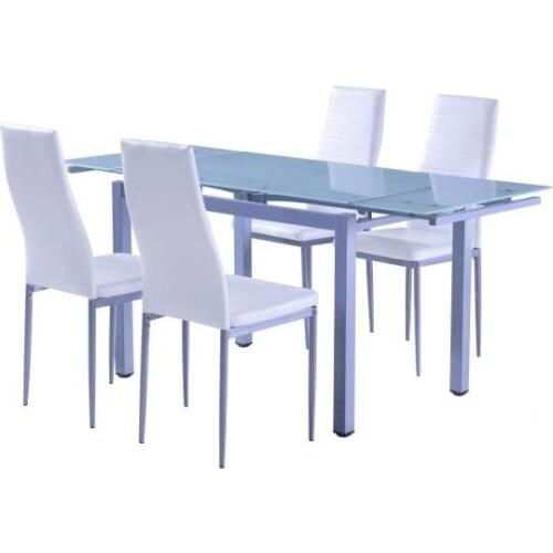 Ucero model extendable glass table
