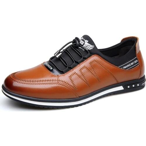 2020 New Handmade Genuine Leather Men Loafers Shoes Fashion Sneakers Casual Shoes Comfortable Slip On Men Flats Shoes Size 38-48