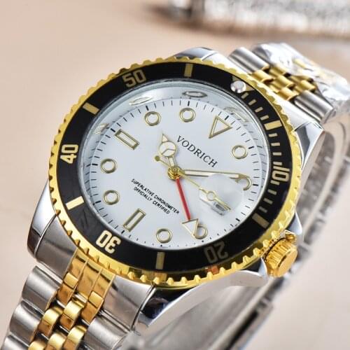 Mens Original Brand Designer Luxury Reloj Watch Fashion Gift Business Quartz Between Gold Wristwatch Relogio Classic Watches