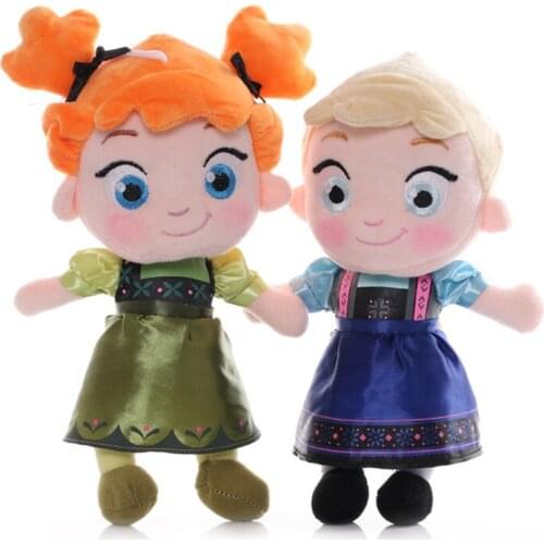 Disney Frozen Plush Toy Snow Queen Princess Anna Elsa Stuffed Soft Plush Dolls Cartoon Pendant Toys For Kids Girl Birthday Gifts