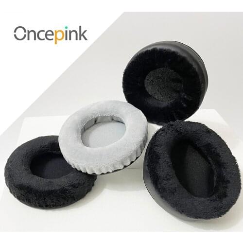 Oncepink Replacement EarPads For SAITEK GH20 Vibration Headphone Thicken Velvet Ear Cover Earphones Accessories