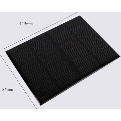 ALLMEJORES 12v solar panel 1.3W Polycrystalline solar cell panel diy solar power bank charger 2pcs/Lot