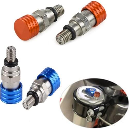 M4x0.7 Fork Air Pressure Bleeder Relief Valves For KTM 690 660 SMC 690 950 990 Adventure Supermoto Super Enduro Etc Dirt Bikes