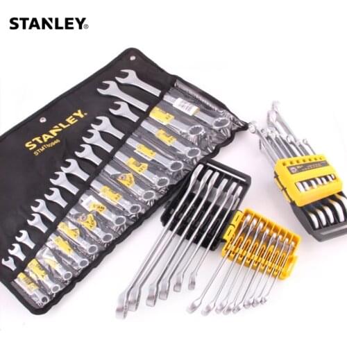 Stanley basic metric wrench spanner tool set car wrench tools kit combination auto tool for garage/home automotive repair