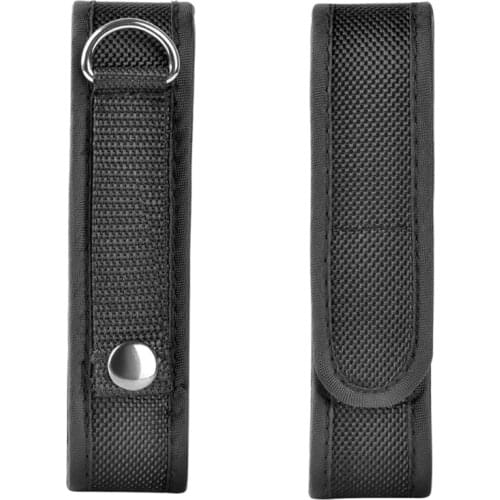 Universal Nylon Belt Flashlight Holder Holster Bag Pouch for FENIX UC30 UC35 E35 3"-5" 18650 Mini Flashlight Torchlight