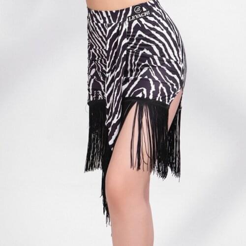 Adult Latin Dance Skirt 2021 Summer Performance Costumes Latin Practice Dance Skirt Female Latin Dance Fringed Skirt DQS7323