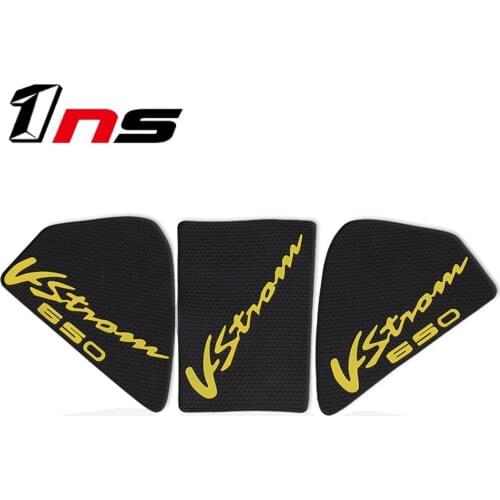 For SUZUKI DL650 V-Strom 650 2019-2020 Motorcycle Fuel Tank Pad Protection Sticker Non-Slip Decal KneeTraction Side