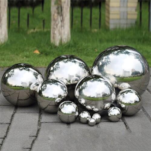 Stainless Steel Mirror Sphere Mirror Hollow Ball Suitable for Shopping Malls Home Garden Decoration Supplies Ornament 120~300mm
