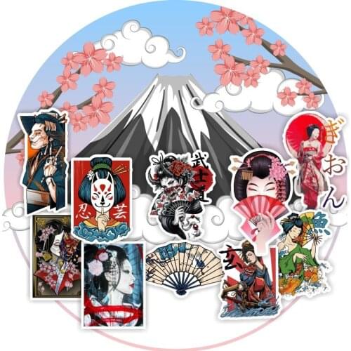 50pcs Japanese singer girls Cartoon Animation Sticker ForComputer Motorcycle Skateboard Guitar Toy Game Machine Children Gift