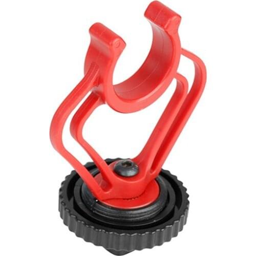 Microphone Accessories, Shock Mount Brackets for Mini Cardioid Shotgun Microphone, On-Camera Shotgun Microphone Shock Mount