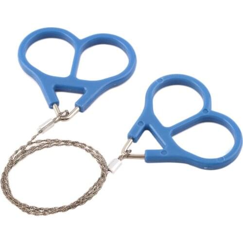 OUTAD Emergency Survival Gear Outdoor Plastic Steel Wire Saw Ring Scroll Travel Camping Hiking Hunting Climbing Survival Tool