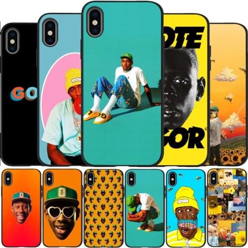 Tyler the creator Black Silicone Phone Case For IPhone 12 Mini 11 Pro Max XR XS XSMax X 5 5S SE 2020 6 7 8 Plus TPU Cover