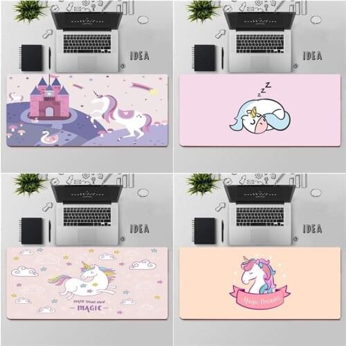 FHNBLJ Top Quality Cool Unicorn DIY Design Pattern Game mousepad Free Shipping Large Mouse Pad Keyboards Mat