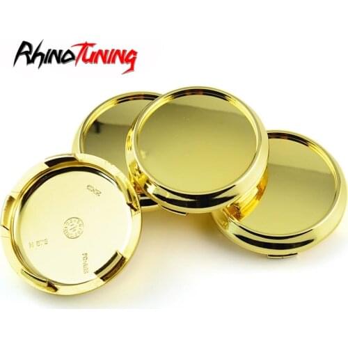 4pcs 68mm 62mm Gold Car Auto Wheel Hub Center Caps for Rims For OZ Leggera-HLT M673 Dustproof Cover Accessories