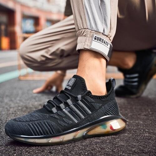 Low-Top Men Sneakers Breathable Running Shoes Summer Outdoor Jogging Luxury Male Footwear 2021