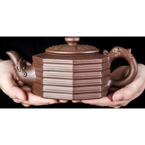 2020 New Large Capacity Kettle Tea Maker Home Chinese Tea Set Yixing Zisha Teapot Single Pot Handmade Household Tea Pot