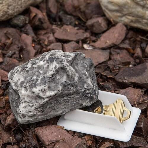 Novelty Key Rock Artificial Resin Stone Outdoor Simulated Stone Key Safe Storage Box Spare Key Hiding Garden Simulation Decor