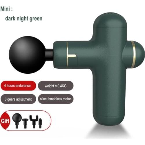 2000mAh Mini Massage Gun Low Noise Vibration Relief Pain Relax Fitness Equipment With USB Rechargeable