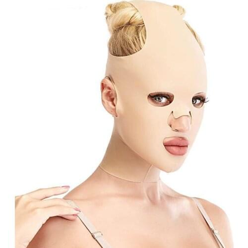 Full Face Lift Slimming Belt V Shape Sleeping Face Mask Cheek Chin Slimming Strap Bandage Thin Facial Massage Shaper Women Men