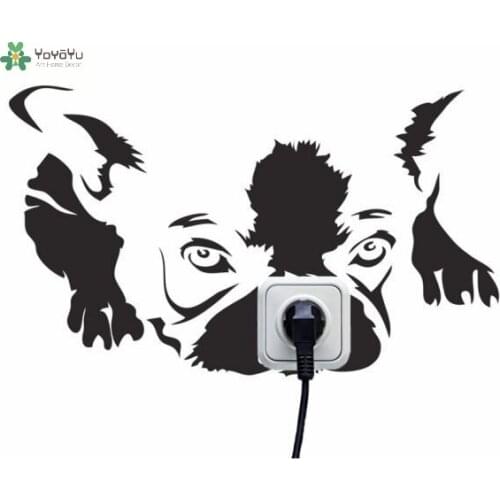 YOYOYU Wall Decal Animal Light Switch Vinyl Stickers For Kids Rooms Nursery Bedroom Children Creative Dog Wall Sticker HomeSY541