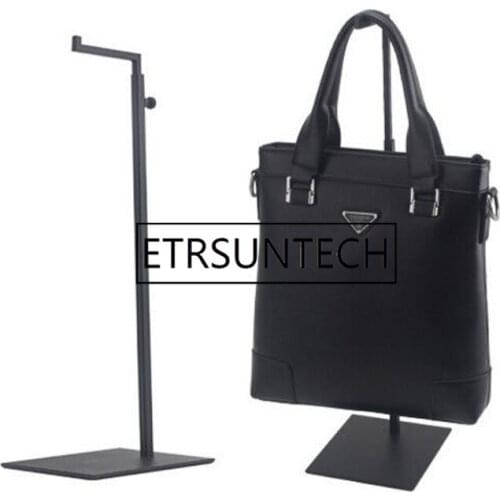 10pcs/lot Black Adjustable Handbag Stand Display Metal Handbag Display Rack Women Bag Display Holder