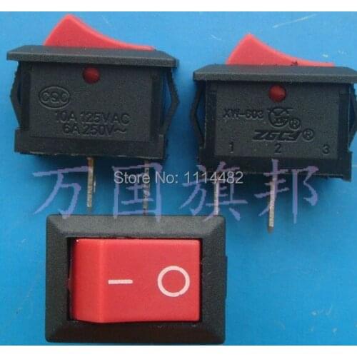 100pcs 6A 250VAC 21*12.9mm 2pin rockey switch ship switch with no light Cheap and Hight-quality 21*12.9mm 2pin