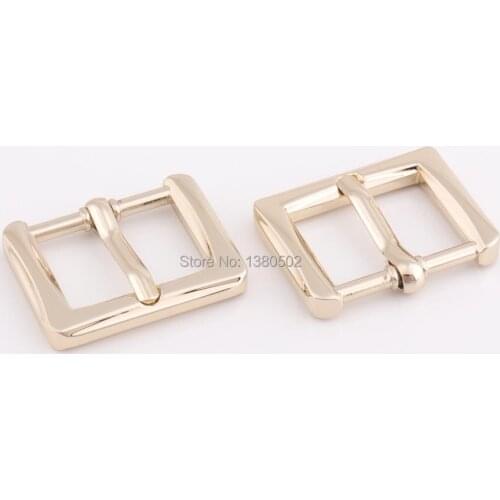 2pcs/lot light gold color metal belt Buckles pin buckle Strap buckle for backpack Belts Garment