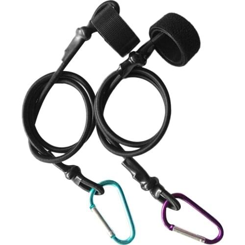 24" Kayak Paddle Leash Fishing Rod Leash Kayak Fishing Accessory, Set of 2 Pieces