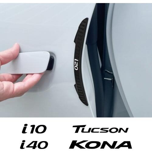 4Pcs Car Door Edge Scratch Protector For Hyundai Tucson I10 I20 I40 Kona Ioniq Auto Anti Collision Strip Guard Trim Accessories