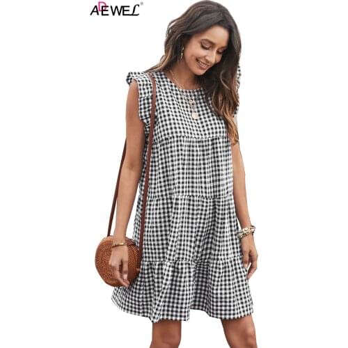 Летние платья без рукавов ADEWEL China At AliExpress