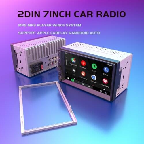 2 Din Car Radio HD MP5 Player Car Audio FM Radio Bluetooth Radio USB SD Card Reverse For Universal Radio Cassette Recorder 2din
