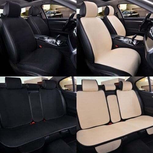 2021 New Car Seat Cover Pad Automobile Seat Cushion Front Rear With Backrest Mesh Auto Seat Protector Fit Most Cars Trucks SUV
