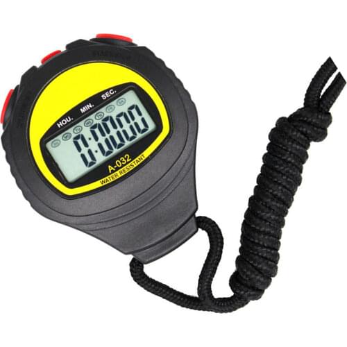 Large Display Electronic Stopwatch Professional Running Timer Sports Referee Coach Timer