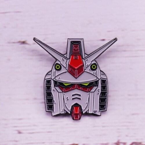 Gundam Badge Bandai Spirits Brooch Japanese giant robot Enamel Pin Iron-Blooded Orphans Jewelry