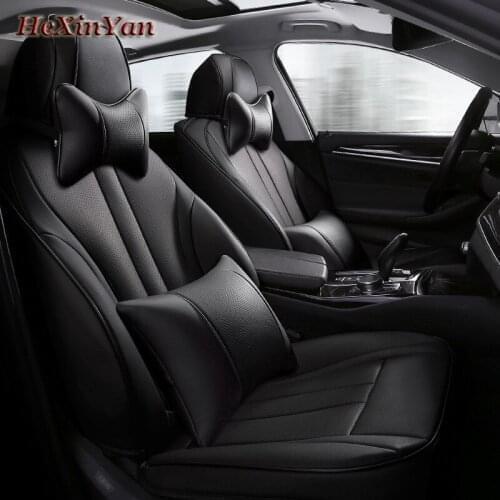 HeXinYan Custom Car Seat Cover for Audi A3 A4 A6 Q3 Q5 Q7 100 A5 A1 A8 A7 TT auto styling accessories