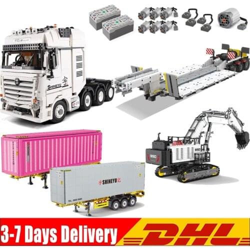 APP Remote Control The Electric City Truck Compatible 42043 Benzs Arocs Car Educational Blocks Bricks DIY Toys Christmas Gift