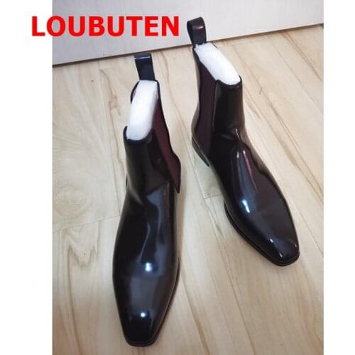 Мужские мотоботы LOUBUTEN China At AliExpress