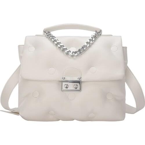 Small Chain Brand Designer PU Leather Crossbody Bags for Women 2021 Simple Totes Shoulder Bag Lady Luxury Handbags and Purses