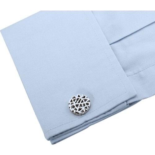 Metal Round Cufflinks Mans Jewelry French cuff shirt Button cuff link 5pairs per lot