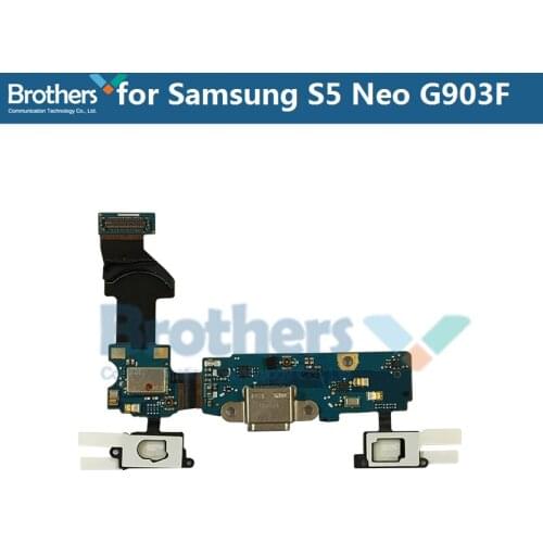 Micro Charger For Samsung Galaxy S5 Neo G903F USB Charging Dock Flex Cable For Samsung G903F Charger Port Phone Replacement Top