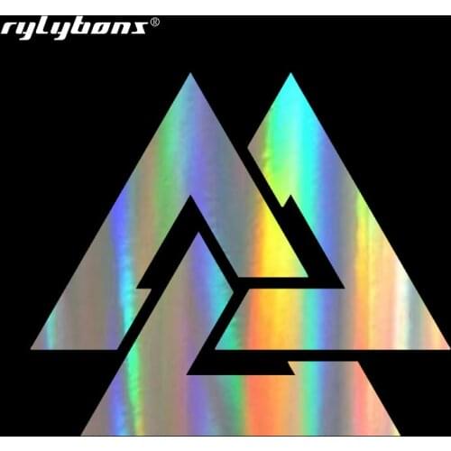 Rylybons Chain Triangle in Life Car Stickers Motorcycle decals Car Body Window Stickers Car Styling Full Body Funny Car Sticker