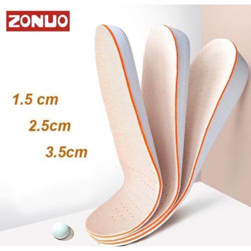 Unisex Invisible Height Increase Insoles Breathable Absorbent Free Cut For Foot Care Pad Skin-friendly Insoles Dropshipping
