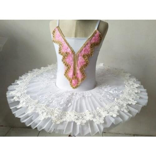 New Dress For Girl White Swan Lake Ballet Tutu Costume Girls Children Ballerina Dress Kids Ballet Dress Dancewear Dance